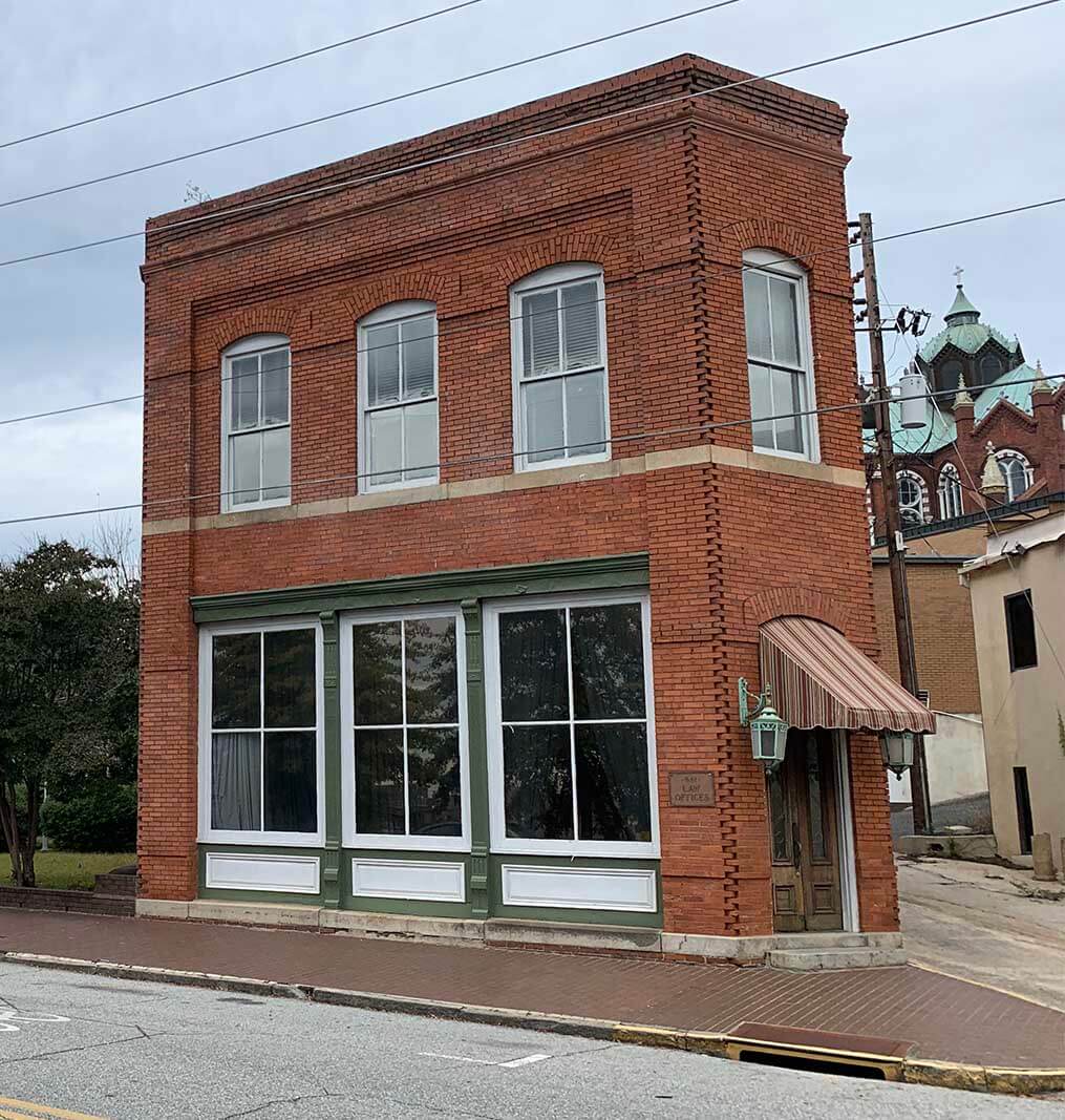 Exterior of the Office Building of Bloodworth, Crowley & Leverett