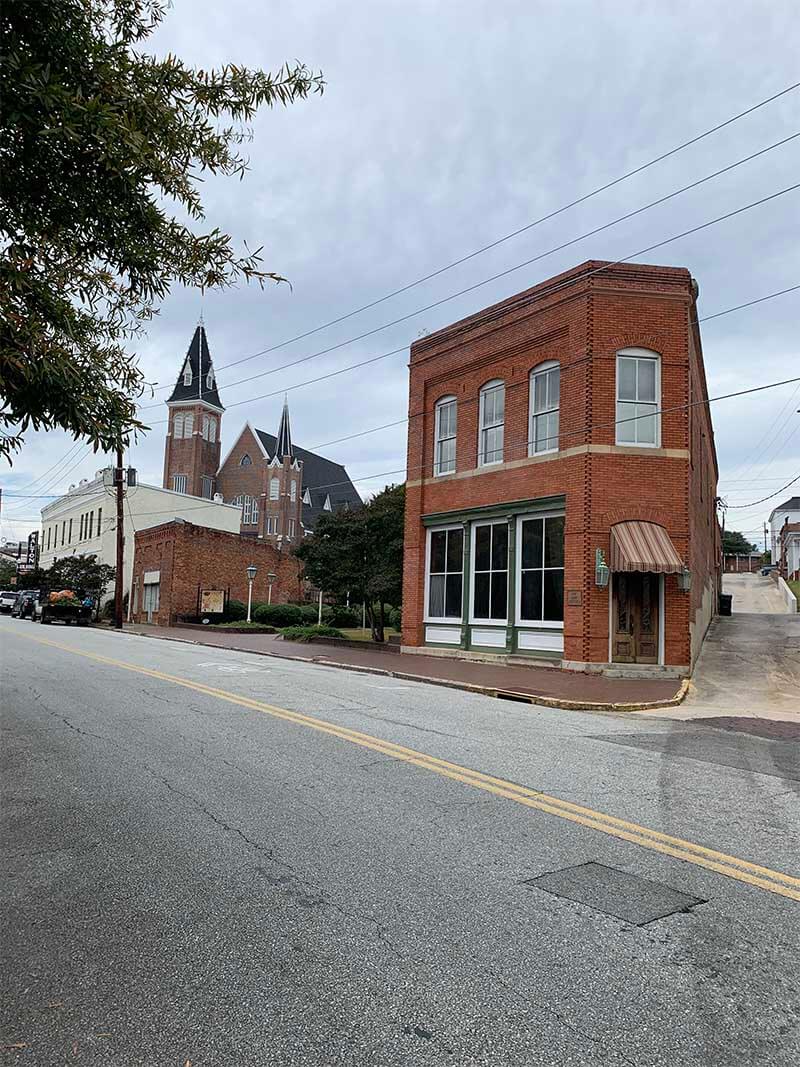 Exterior of the Office Building of Bloodworth, Crowley & Leverett
